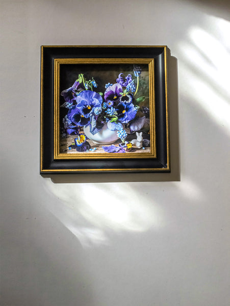 Pansies, Muscari & Forget-Me-Nots