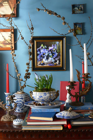 Pansies, Muscari & Forget-Me-Nots