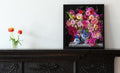 Fine Art Print. Bouquet of garden flowers. Interior